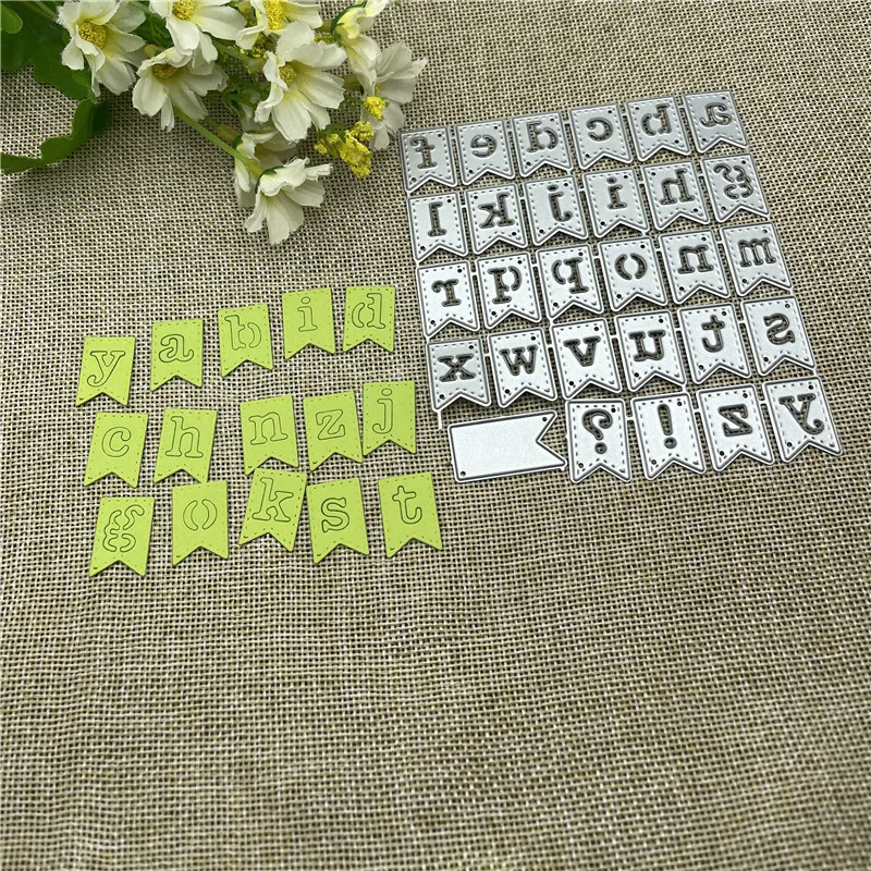 Plantillas para Troquelado de Metal, Moldeado de Letra, para Hacerlo Tú Mismo, Libro de Recortes, Decorativo en Relieve Plantilla de Grabado Artesanal - Imagen 2