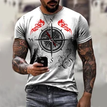 Camiseta de manga corta con estampado 3D para hombre, camiseta de manga corta con múltiples patrones, cuello redondo, XL, novedad de verano 2021