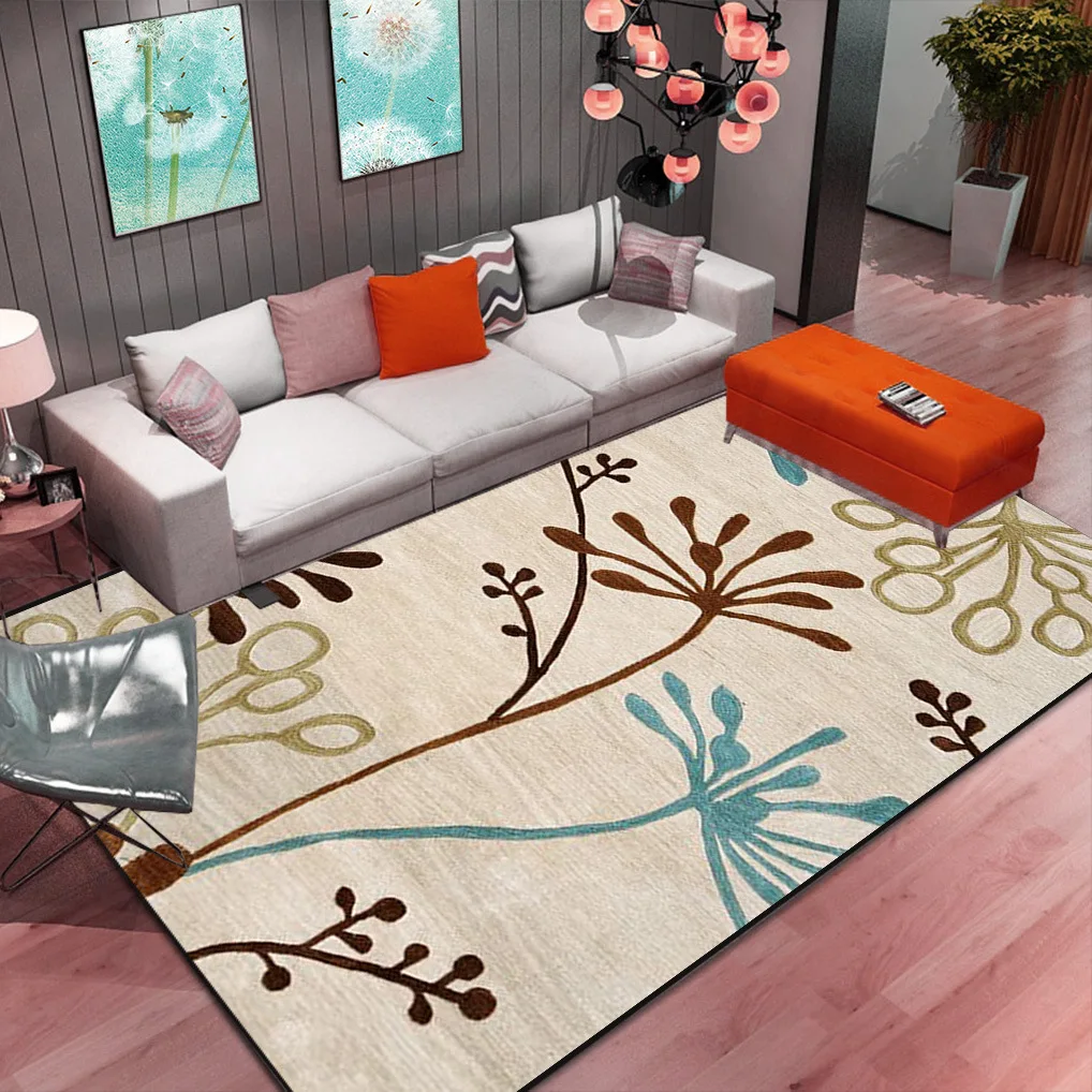 S 8 Скандинавский Абстрактный Цветочный художественный ковер для гостиной спальни Противоскользящий большой напольный коврик модные кухонные ковры коврики - Цвет: S 8