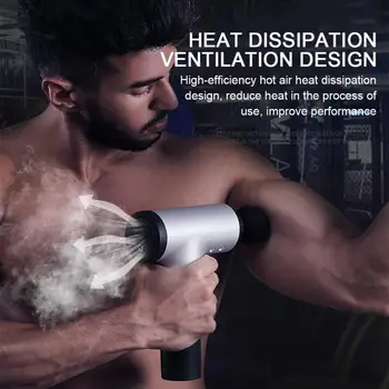 

Tissue Massage Gun Muscle Massager Muscle Pain Management after Training Exercising Body Relaxation Slimming Shaping Pain Relief