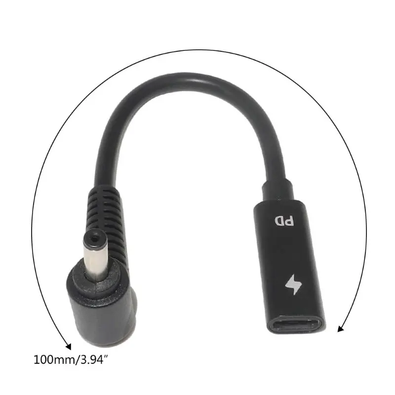 USB 3 1 Тип C гнездовой к DC 7 9*5 0 4 0*1 35 5 5*2 2 8*1 мм папа PD зарядное устройство адаптер