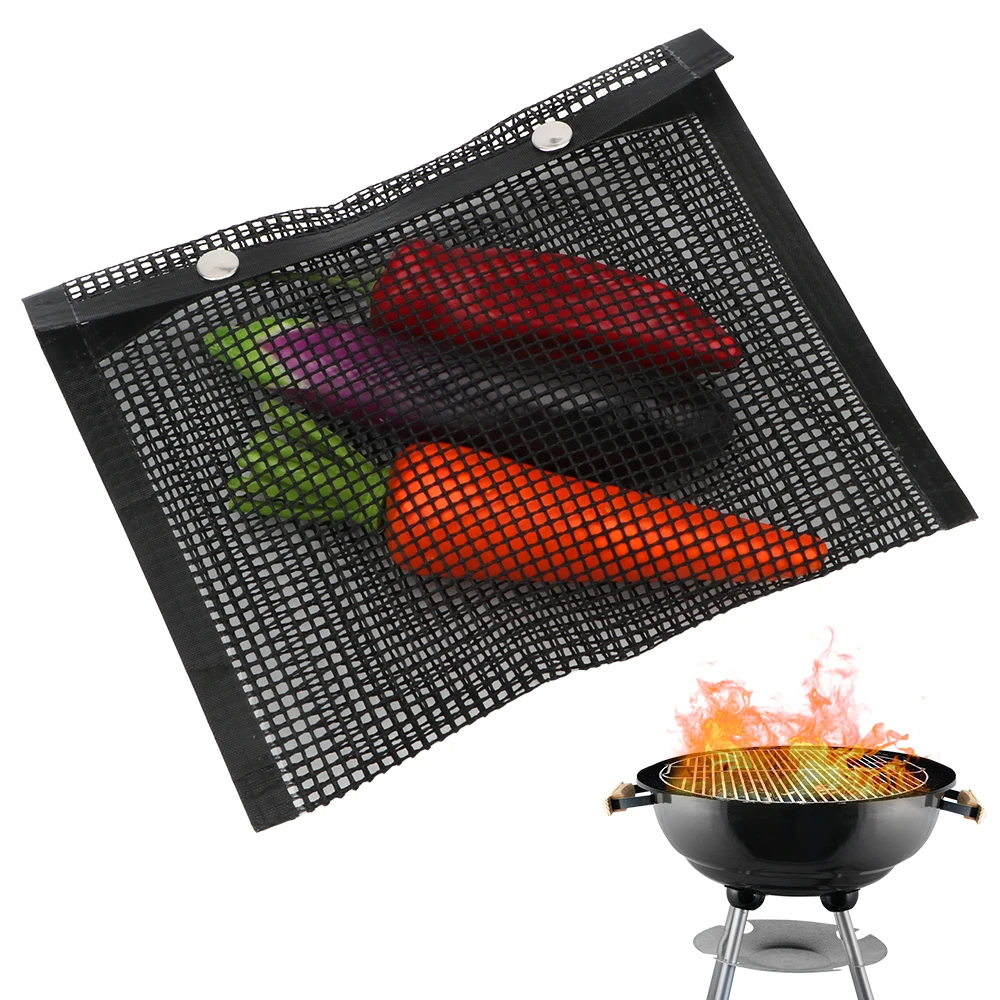 HILIFE Kitchen Tools Reusable BBQ Bake Bag Easy to Clean Outdoor BBQ Picnic Tool Mesh Grilling Bag Non-Stick 4 Hf8391d591732481d949aede1570c37278