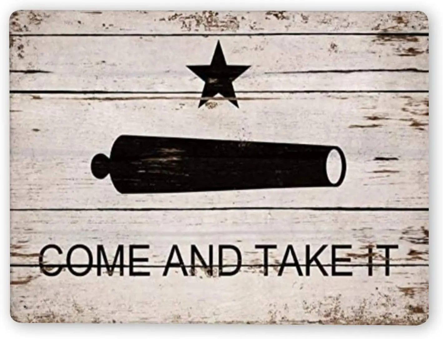 

Ovonetune Come and Take It Vintage Metal Tin Signs, Retro Art Tin Sign Decorations Plaque fo Bars Club Cafe Home Kitchen