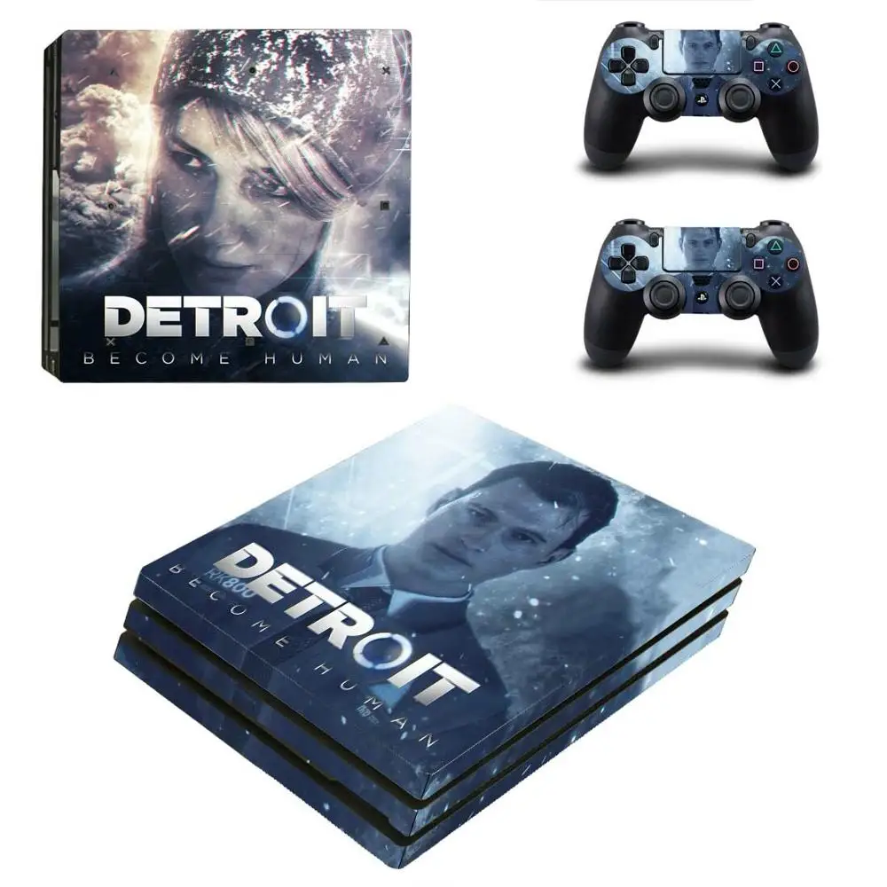 Detroit Become Human PS4 Pro Stickers Play station 4 Skin Sticker