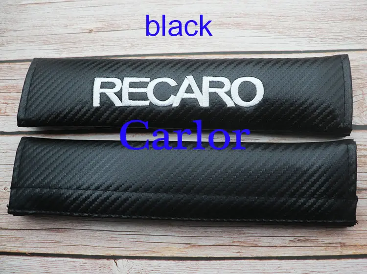 2 шт/1 пара RECARO ремень безопасности для собак Чехлы подкладка углеродный из