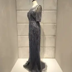 Роскошное длинное вечернее платье русалки, вечернее платье de soiree vestidos elegantes
