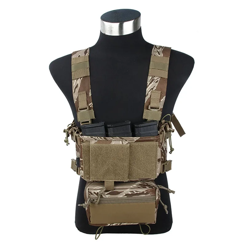 TMC CACCIA Tactical Airsoft Vest MODULARE petto rig Set TMC3115-RG