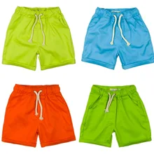 Летняя одежда стиль детская одежда из вельвета, для мальчика, детская одежда больших размеров для мальчиков ярких цветов Цветной Спортивные шорты натуральный хлопок летние шорты Повседневное брюки