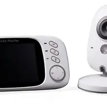 VB603 видеоняня монитор 2,4G беспроводной с 3,2 дюймовым ЖК-дисплеем 2 способа аудио разговора ночного видения камеры наблюдения няня