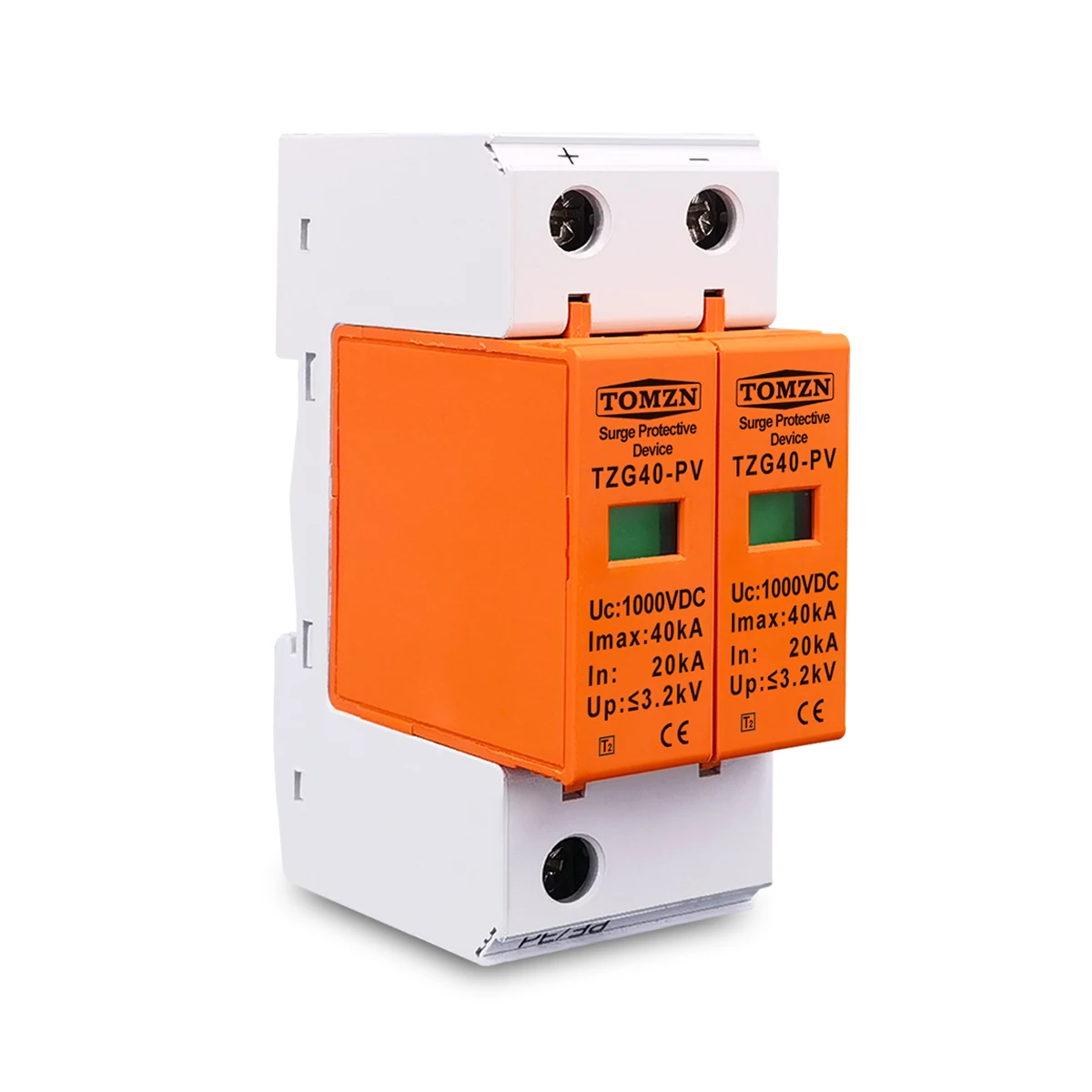 SPD DC 1000V 20KA~40KA House Surge Protector Protective Low-voltage Arrester Device