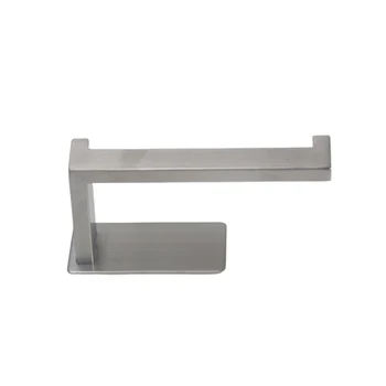 

Convenient Decor Wall Mount Stainless Steel Paper Holder Self Adhesive Home Tissue Roll Accessories Bathroom Hanger
