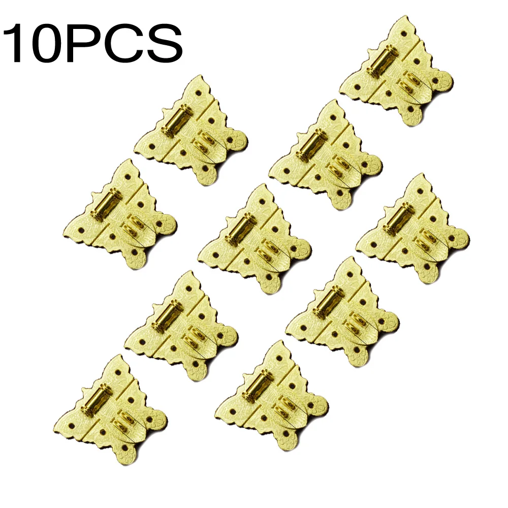 

5/10pcs Vintage Metal Box Lock Latch Catch Hasp Lock For Wooden Jewelry Box New