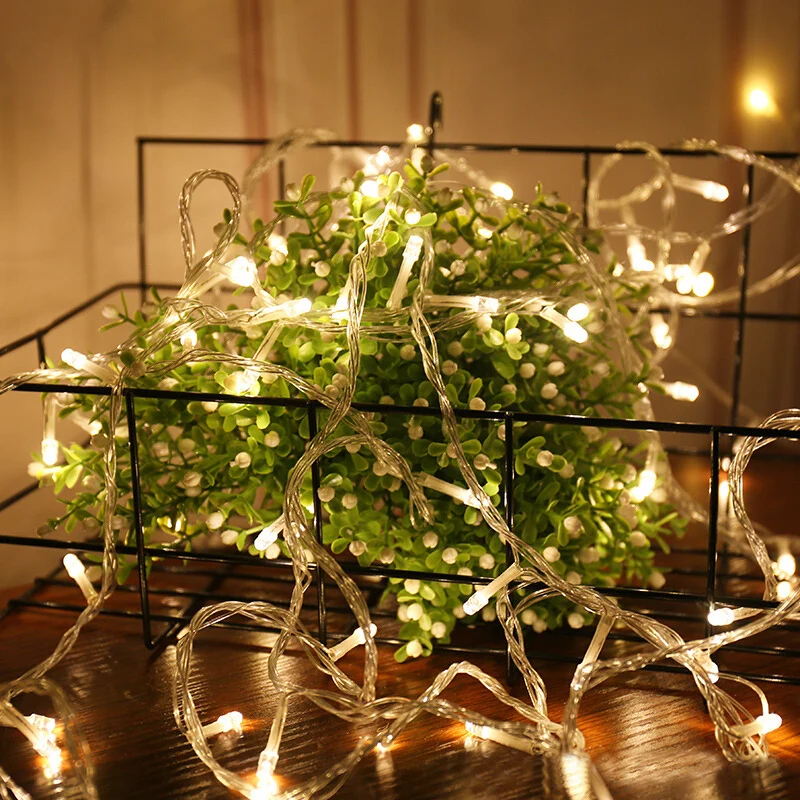 

USB Models Starry LED Small Lamp Bead Light String 2m/3m/5m/10m Plant Flower Furniture Holiday Christmas Tree Decoration