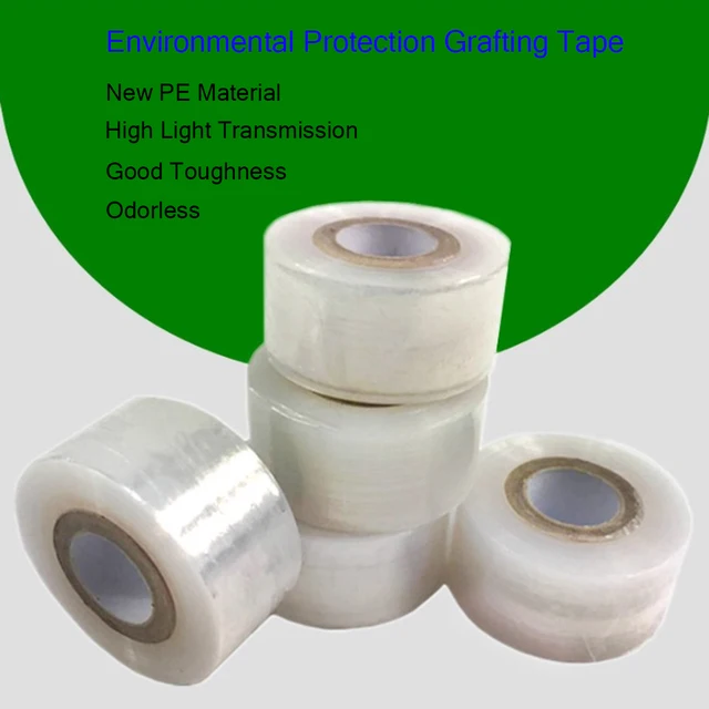 1 Tekercs Oltó Szalag Kerti Szerszámok Kertészkedési Gyümölcsök Ágak Áztatják Az Ön Adagoló Átlátszó Tömítőfilmet