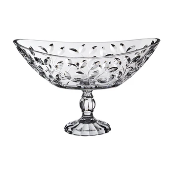 

Fruit bowl Oval on Legs Laurus 21 * 34 cm. Height 23 cm. Kitchen supplies