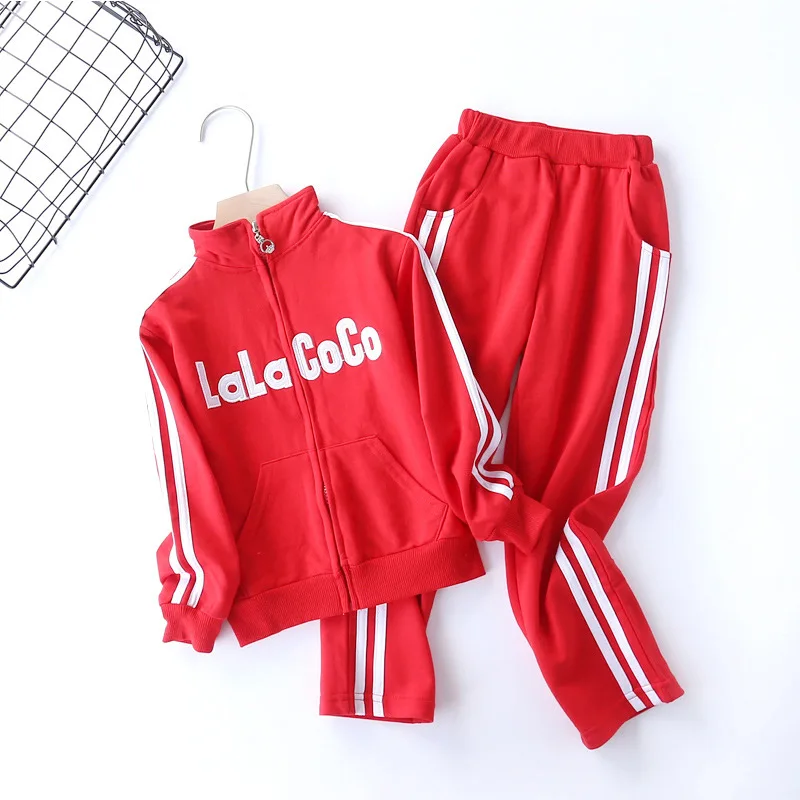

Childrenswear GIRL'S Suit Sports Autumn 2016 New Style Large Children's Two-Piece Set Spring And Autumn Long-sleeve Sportswear A