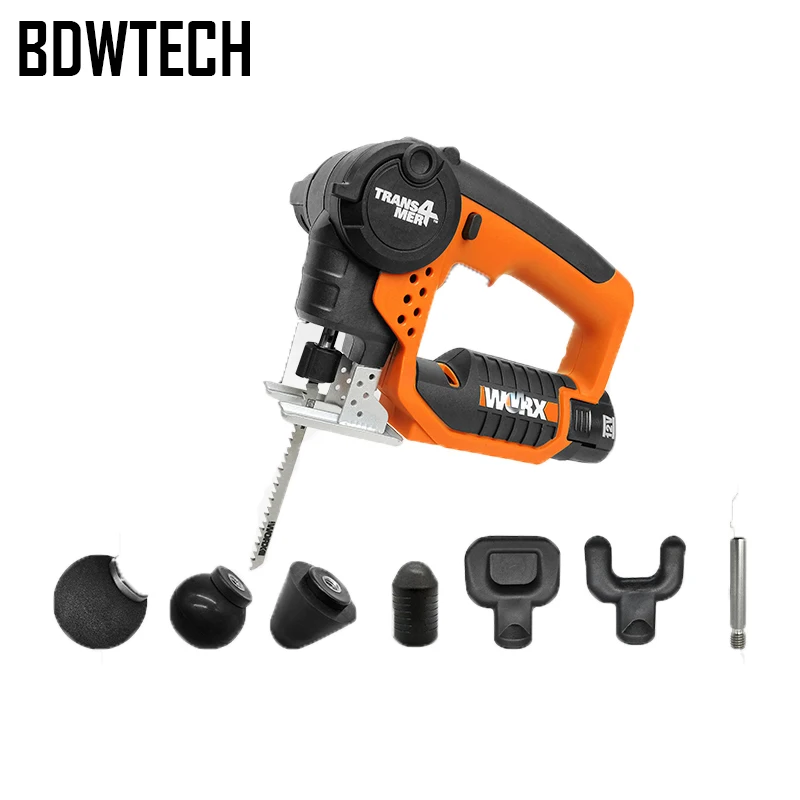 

WX540 Reciprocating saw with 12v Lithium batteries with 6Pcs Muscle Relax Gun Head