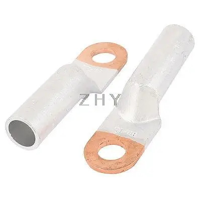 

2Pcs Compression Aluminum Copper Bimetal Lug Connector 17mm Ring for 5/8 Stud