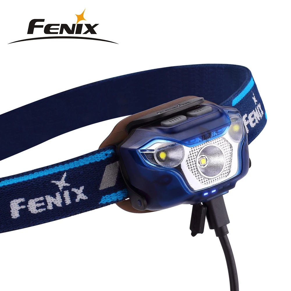 Fenix HL26R 450 люмен USB Перезаряжаемый сree светодиодный Бег бега ходьбы sweatband фары