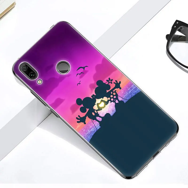 Милый силиконовый чехол с рисунком Микки и Минни для huawei mate 30 20 10 Lite Pro Y9 Y7 Y6 Prime Y5 Pro Модный чехол