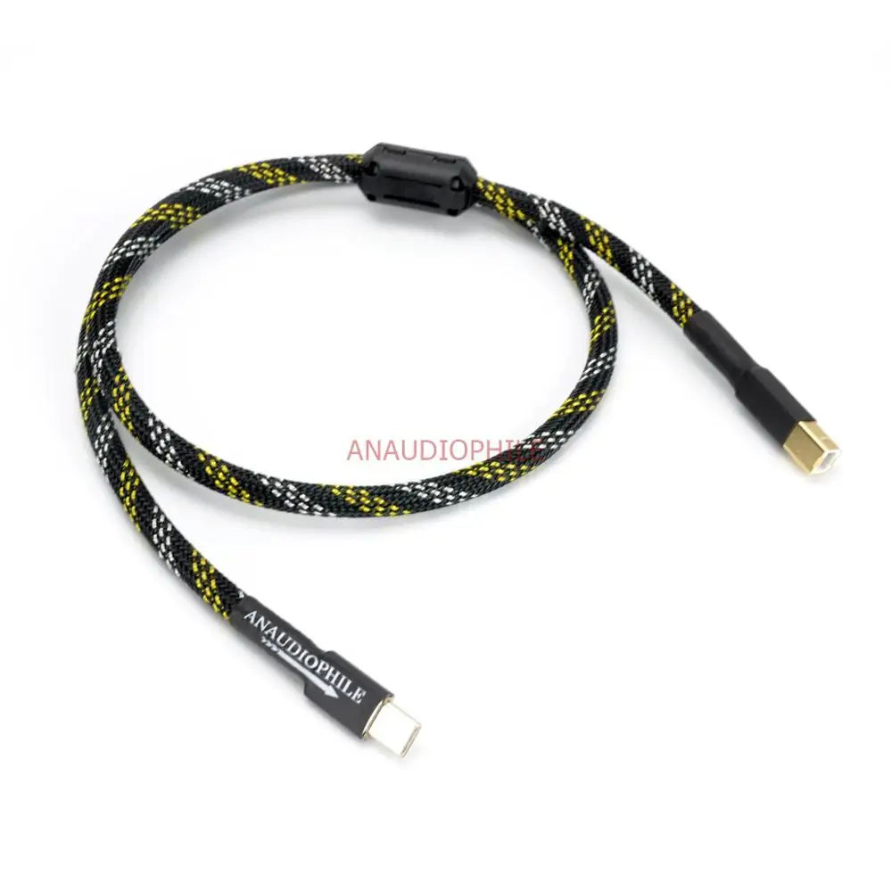 Audio cable HiFi USB Type C To B, for DAC amplifier mobile laptop PC