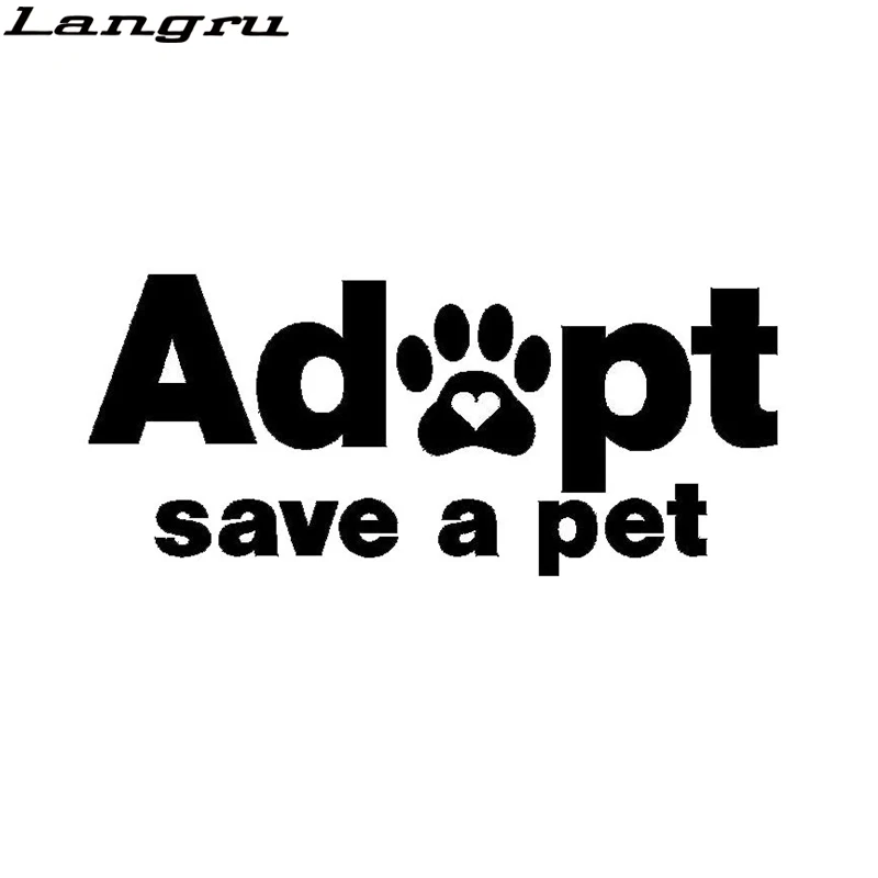 

Langru 13,5 см * 5,7 см модные принты сохранение лапы животных виниловые графические наклейки автомобильные наклейки аксессуары Jdm