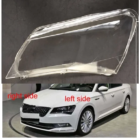 Details about   Right+Left Headlght Lens Cover Headlamp Clear Lampshade For Skoda A7 2014-2016 