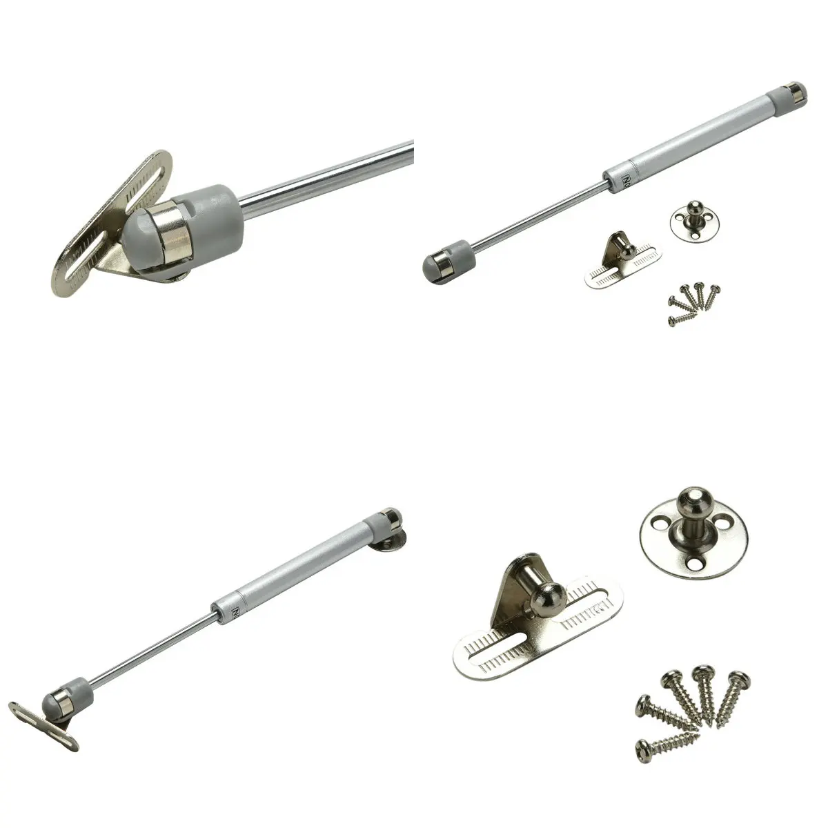 1PCS New 100N /10kg Force Door Lift Support Furniture Gas Spring Cabinet Kitchen Cupboard Hinges Lid Stays Soft Open/Close | Обустройство