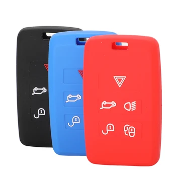 

Kutery 50pcs 5 Buttons For Range Rover Velar Discovery 5 For Jaguar E-Pace Silicone Remote Key Case Fob Shell Cover Skin