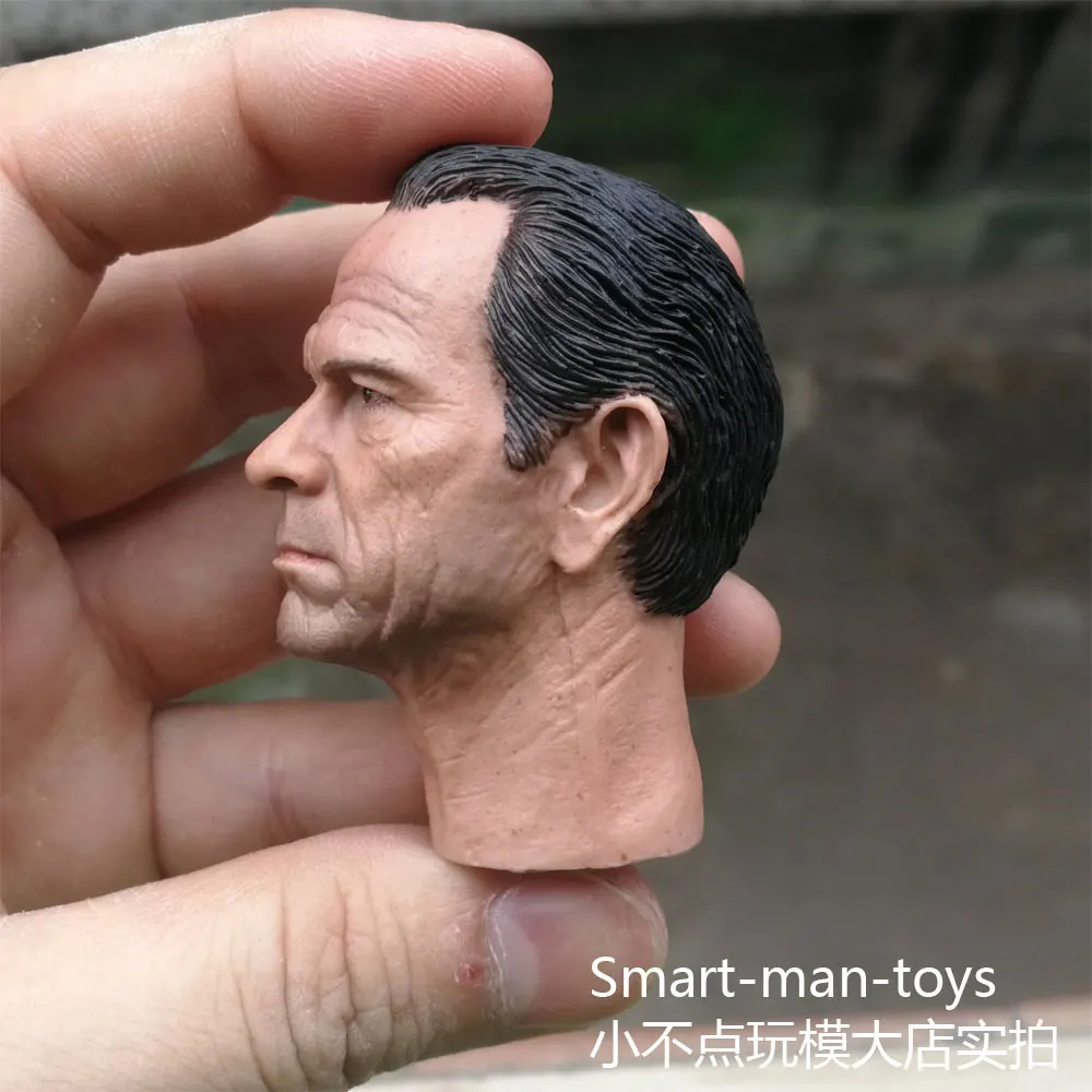 Пользовательские 1/6 весы голова лепить Tommy Lee Jones мужчин в черном III fit 12 &quotМужской