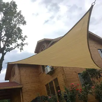 

Portable Awning Canopy Travel Outdoors Moisture Proof Shade Sail Shade Canopy Gazebo UV Polyester Fabric Camp Waterproof