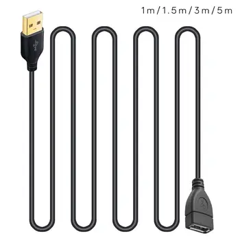 USB Extension Cable USB 2.0 Male to Female Cable Super Speed Data Sync USB Extender Cord Extension Cable for Home use IP Camera usb 3 0 am to af extension cable 90cm length