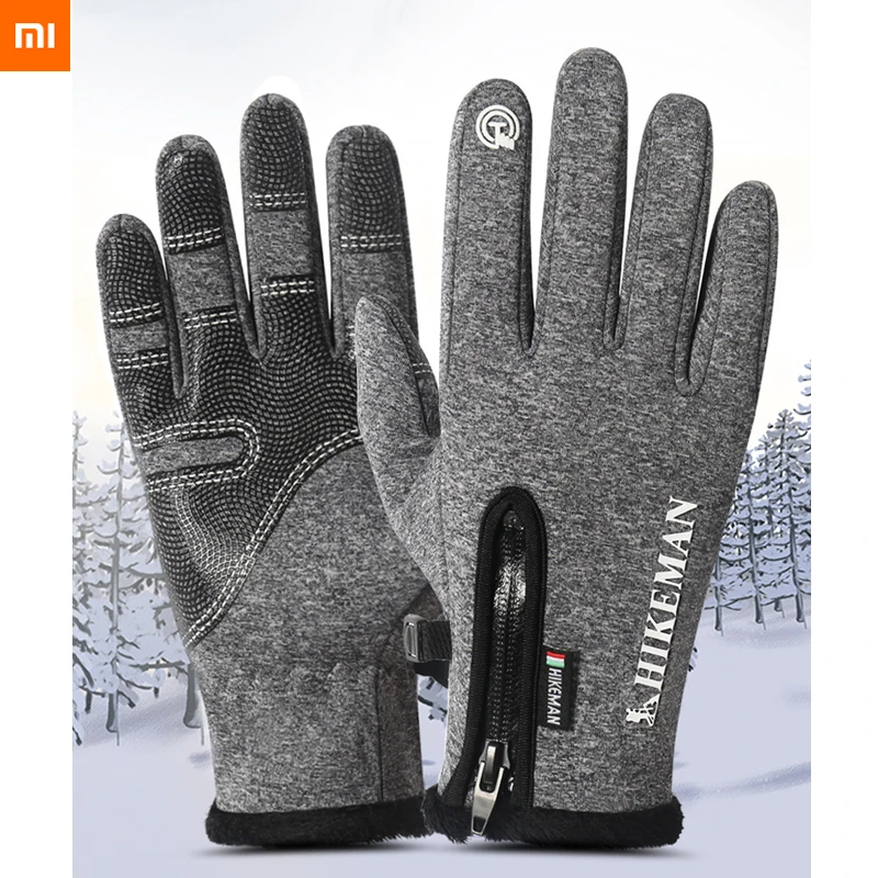 Men Women Winter Outdoor Warm Gloves Waterproof Touch Screen Sports Windproof