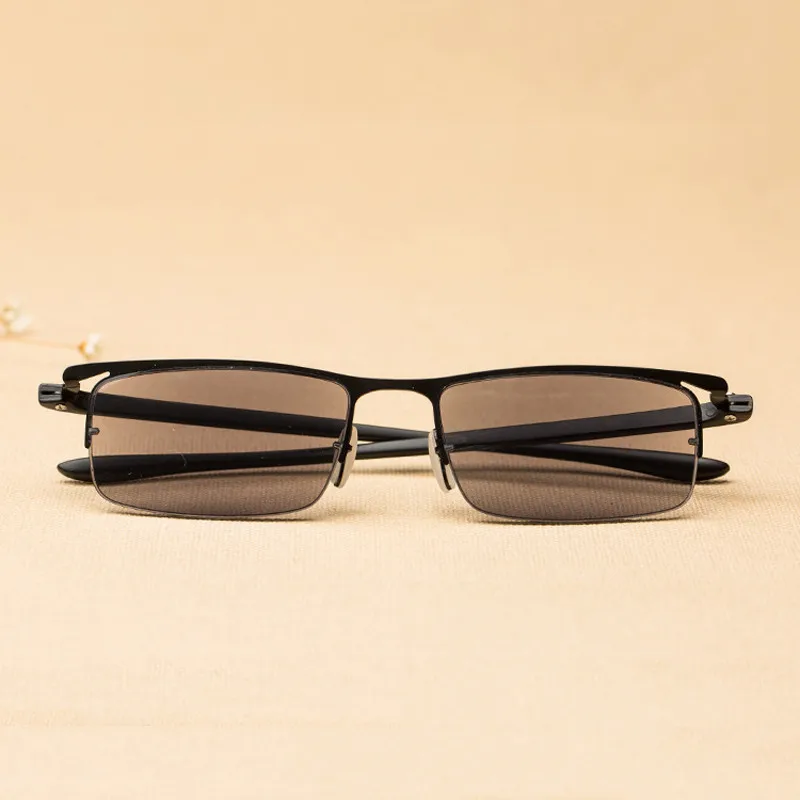 IBOODE квадратные полуоправы солнцезащитные очки с диоптриями для женщин и мужчин полуоправы пресбиопические очки женские мужские анти УФ очки при дальнозоркости
