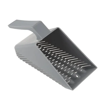 

Aquarium Fish Tank Gravel Sand Scoop Shovel Scraper Cleaning Pan Gray