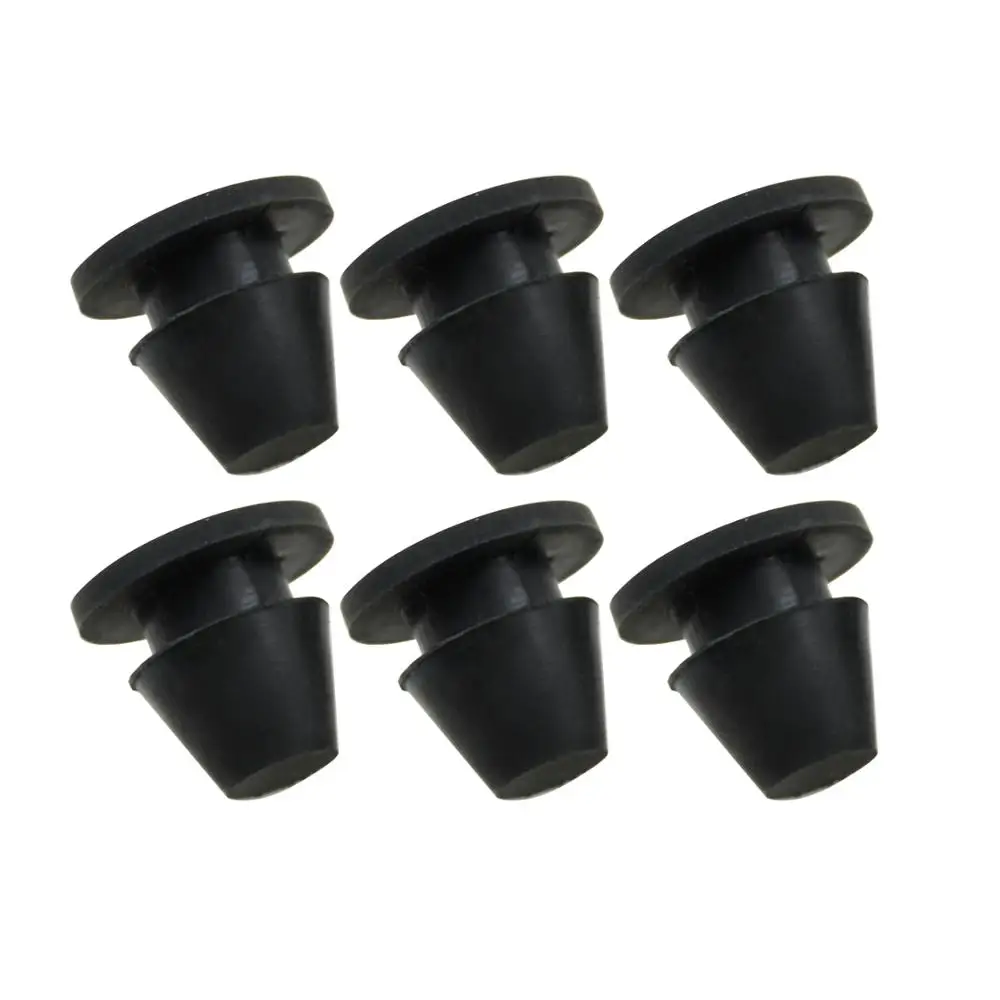 Motorcycle Rubber Side Cover Grommets 6pcs For Harley Touring Street Glide Electra Glide Road FLHR 1996-motorcycle side cover grommets