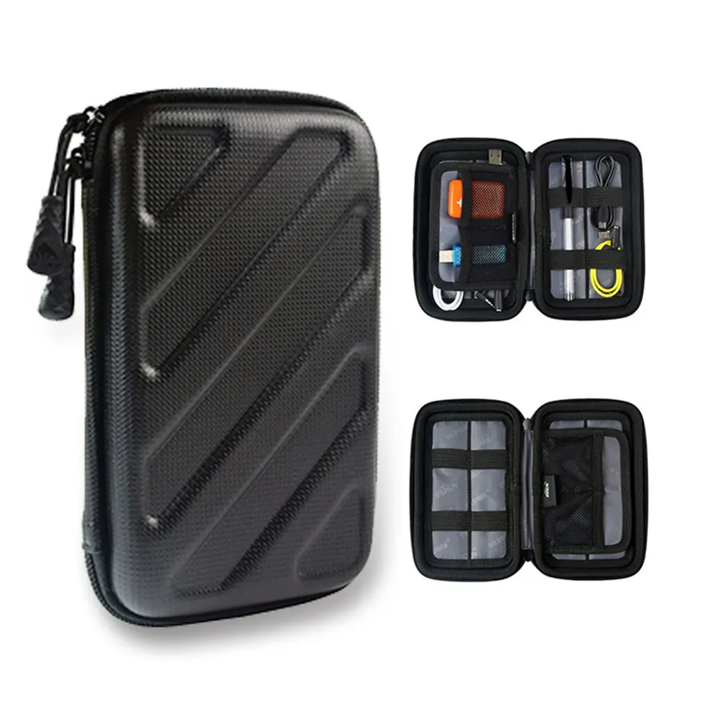 NEW HDD Bag External USB Hard Drive Disk Carry Mini Usb Cable Case Cover Pouch Earphone Bag for PC Laptop Hard Disk Case
