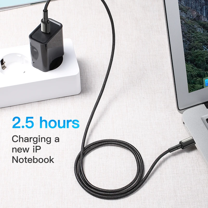 KUULAA usb type-C-USB C кабель для Xiaomi Mi 8 9 60 Вт PD QC 4,0 USBC Быстрая зарядка USB-C для Macbook samsung Galaxy S10 S9 type-C