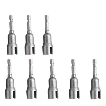 

Deep Power Wing Nut Driver, Slot Wing Nuts Drill Bit Socket, 1/4 Inch Hex Shank,Wrenches Tools Set for Panel Nuts Screws Eye C H