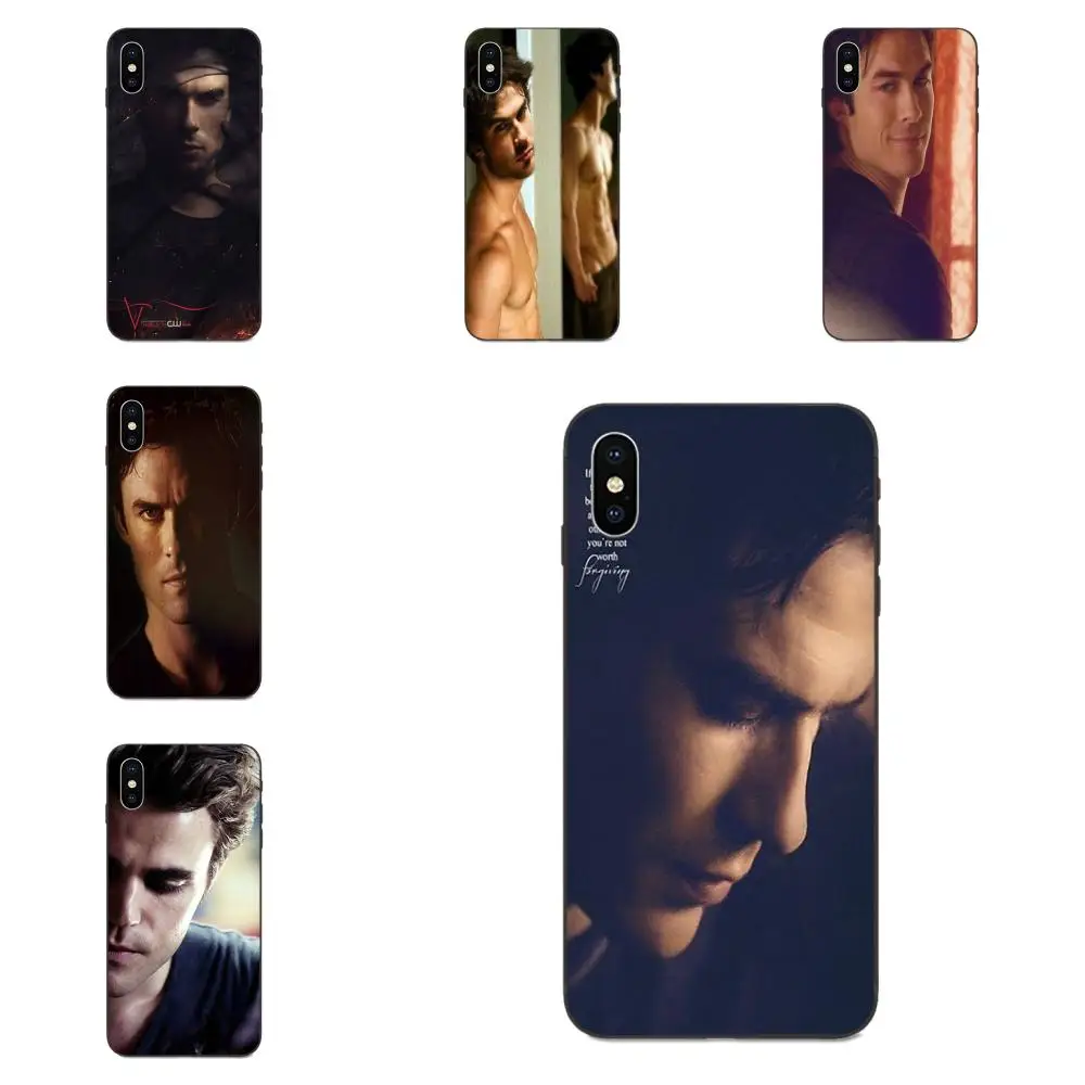 

For Xiaomi Redmi Note 2 3 4 4A 4X 5 5A 6 6A 7 Go Plus Pro S2 Y2 TPU Protective Cover Case Vampire Diaries Damon Salvatore