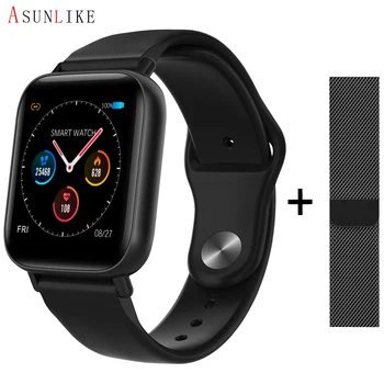 

Q10 smart watch men women Waterproof Heart Rate Monitor Blood Pressure Tracker Full Touch Screen Smartwatch Pk P70 P80 Iwo 8