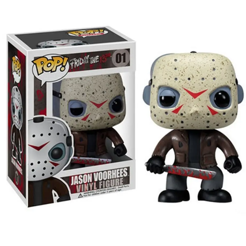 Funko Pop Friday 13th Jason Voorhees фигурки 01 ужасная модель игрушки 10 см