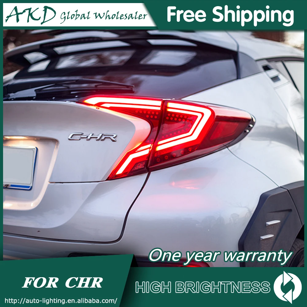 Задний фонарь для автомобиля Toyota CHR задние фонари- CHR светодиодные противотуманные фары DRL дневные ходовые огни тюнинг автомобильные аксессуары