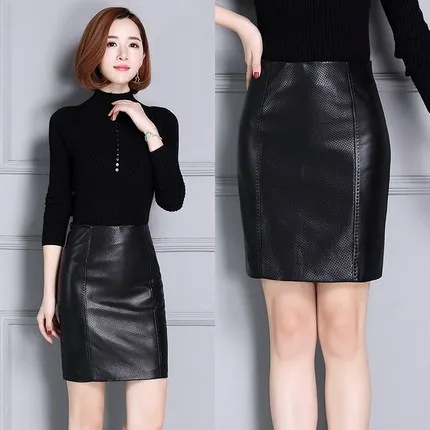 

2020 Women New Real Genuine Sheep Leather Skirt K3
