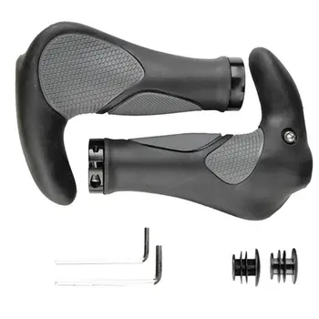 

Mountain Bike Rubber Horn Handle Sets Mountain Bike Bicycle Handle Sets Anti-skid Vice Handle Riding Accessories
