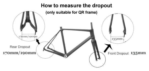 Snow bike dropout