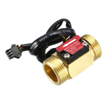 

uxcell 1 Pcs G3/4 Hall Effect Liquid Water Flow Sensor Switch Flowmeter Meter Counter DC 5V 1-30L/min YF-B5