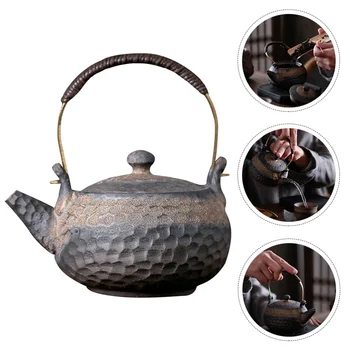 

230ml Ceramic Teapot Handheld Teapot Retro Tea Set Practical Tea Kettle