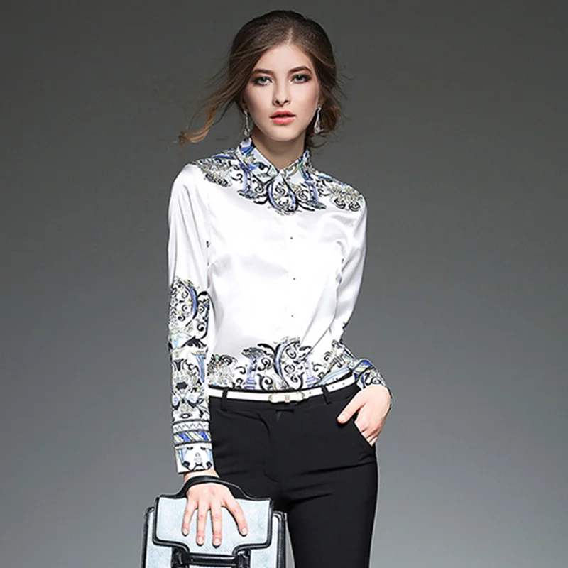 Новинка 2019 года модные весенние женские топы и блузки сезон лето осень с длинными