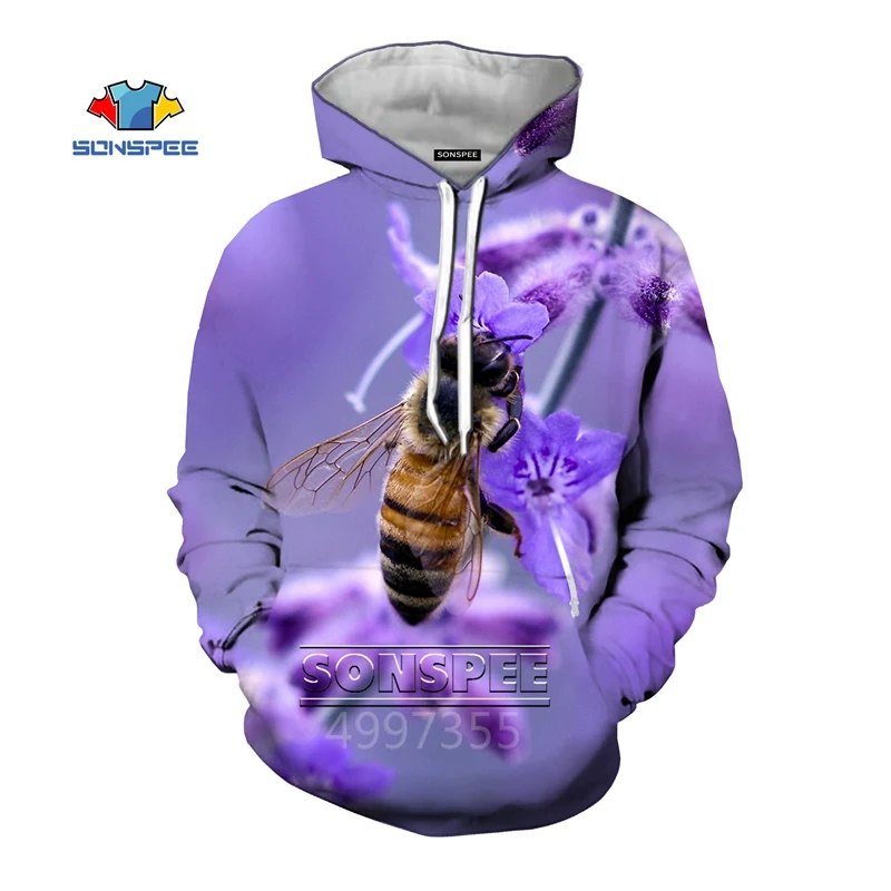 SONSPEE bees/осенние модные толстовки для мальчиков и девочек-подростков с 3D принтом; Толстовка для отдыха; уличная одежда; Топ; пуловер для детей; C162 - Цвет: 15